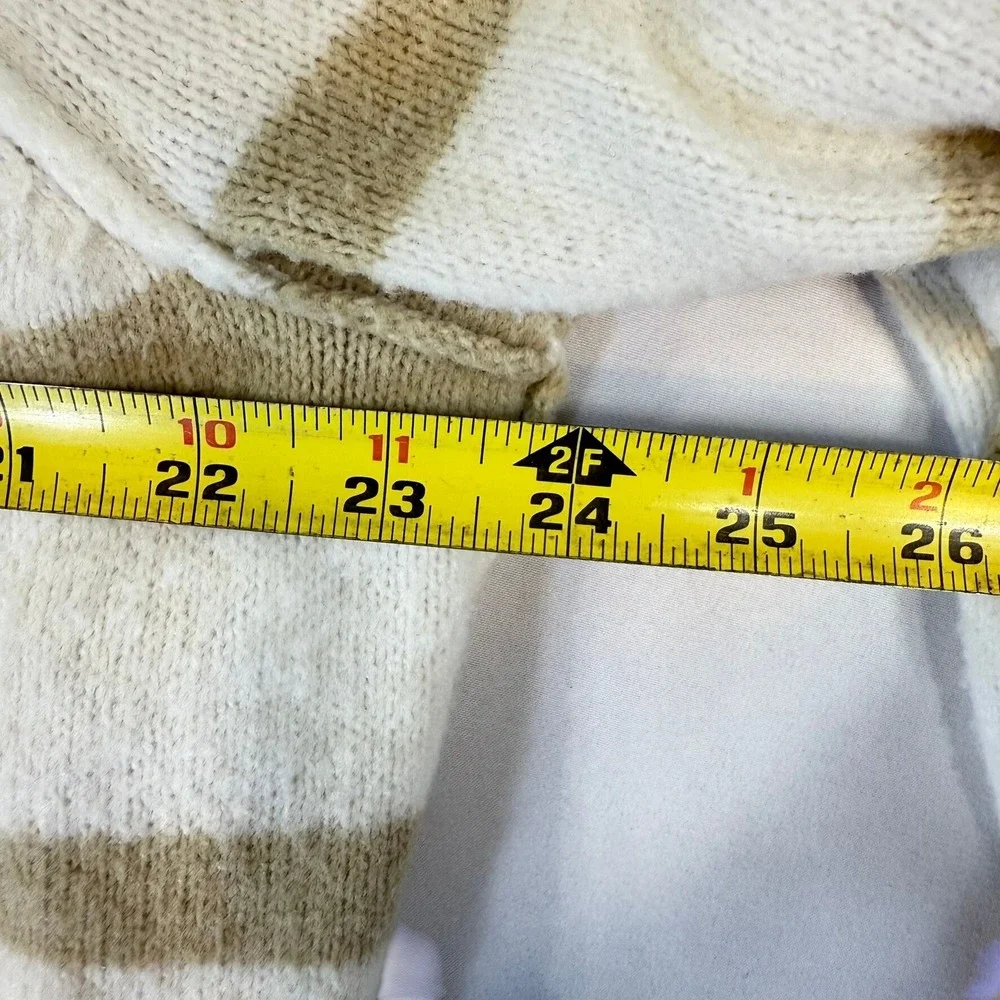 Aerie UnREAL Striped Sweater Women's XS  Long Sleeve Sweater Cozy Oversized y2k - Picture 8 of 9